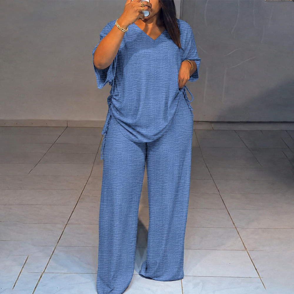 Luna Stripe Lounge Set