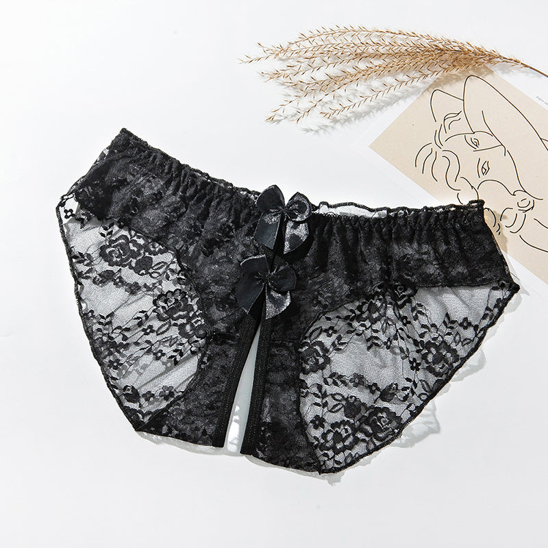 Pure desire see-through lace temptation briefs