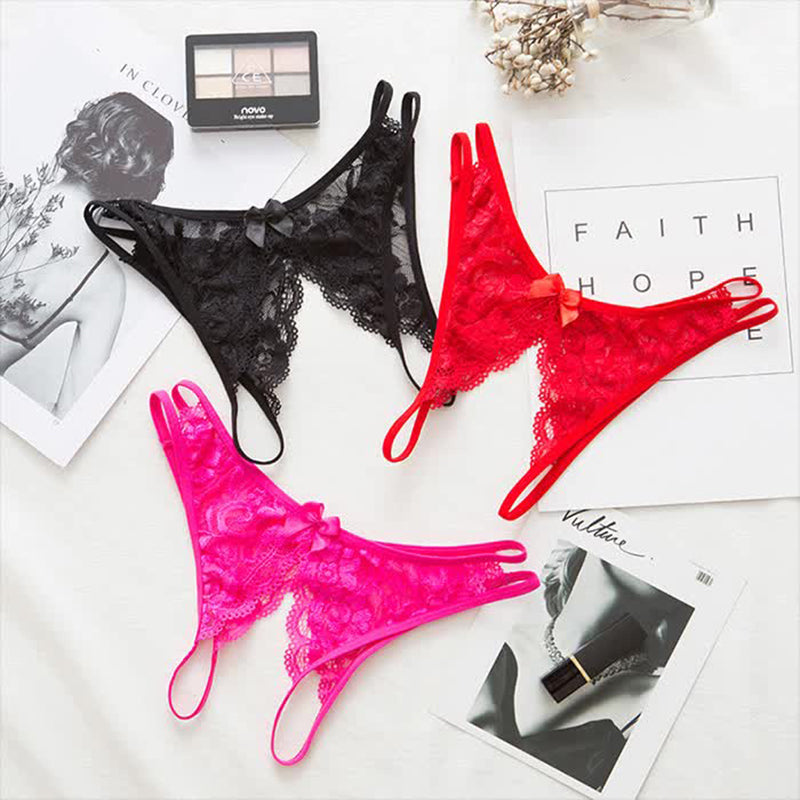 Sexy transparent temptation lace panties