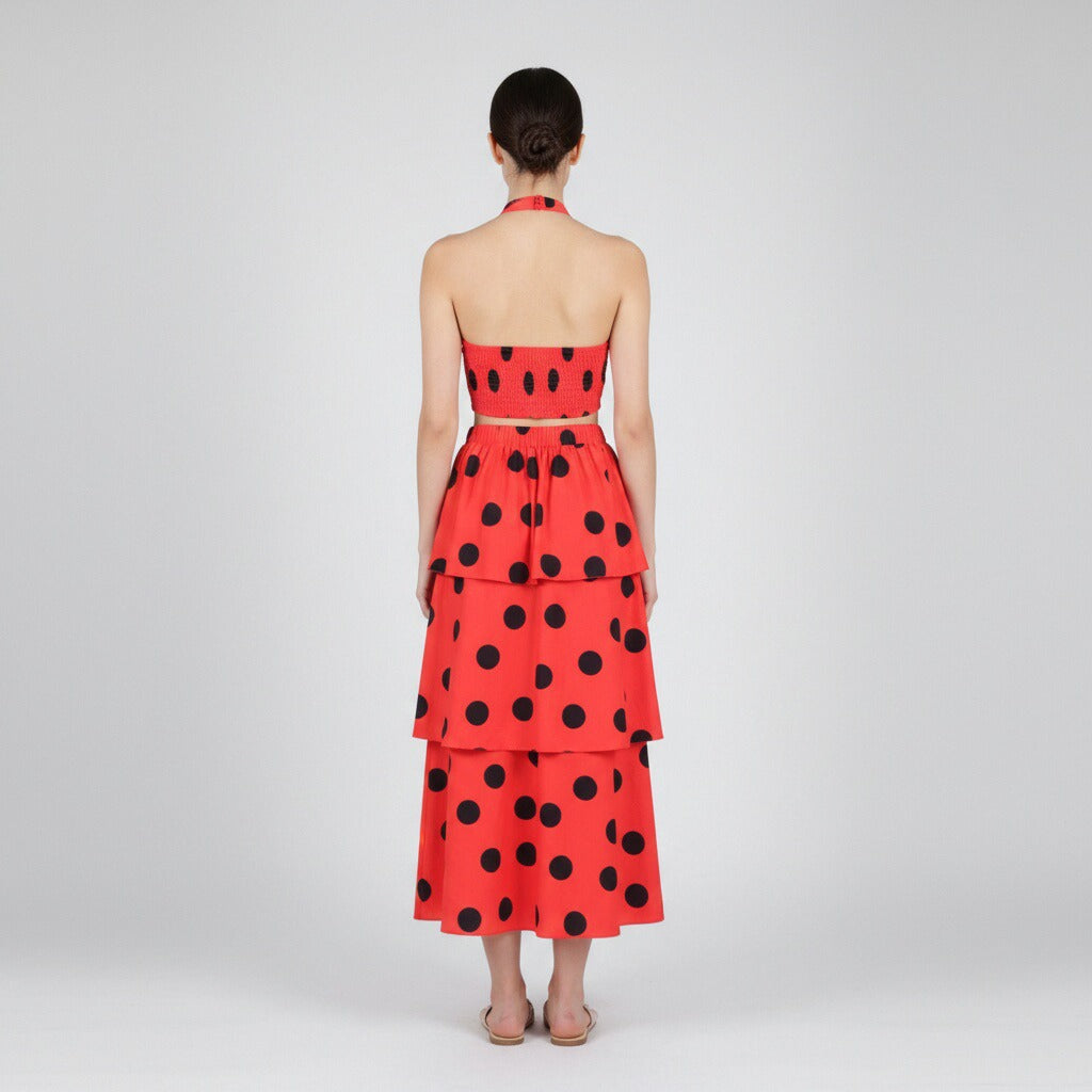 Luna™ Polka Dot Two Piece Maxi Set