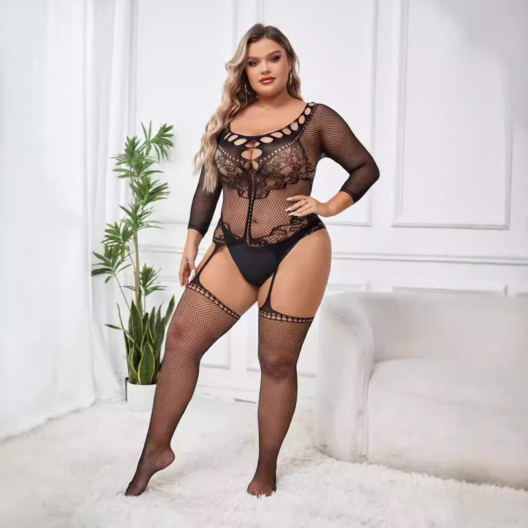 Iris plus size stockings 03