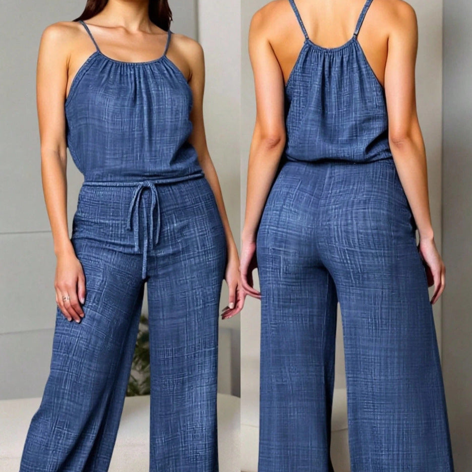 Women’s Denim Two Piece Set