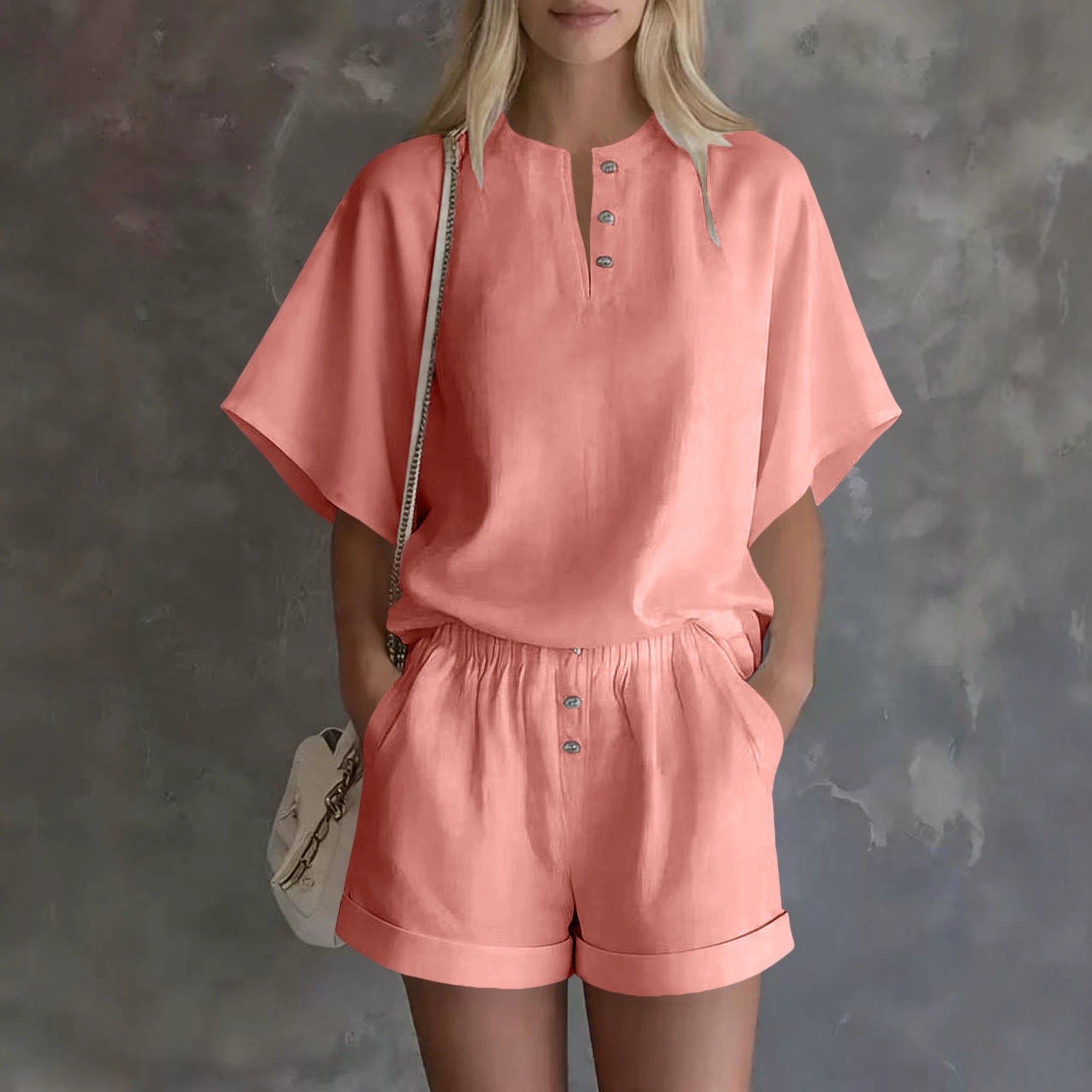 AirLuxe Oversized Lounge Tee Set