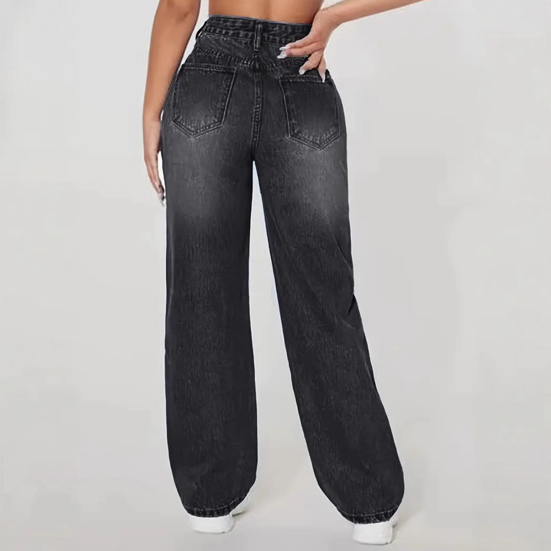 UrbanFlex High Waist Baggy Jeans
