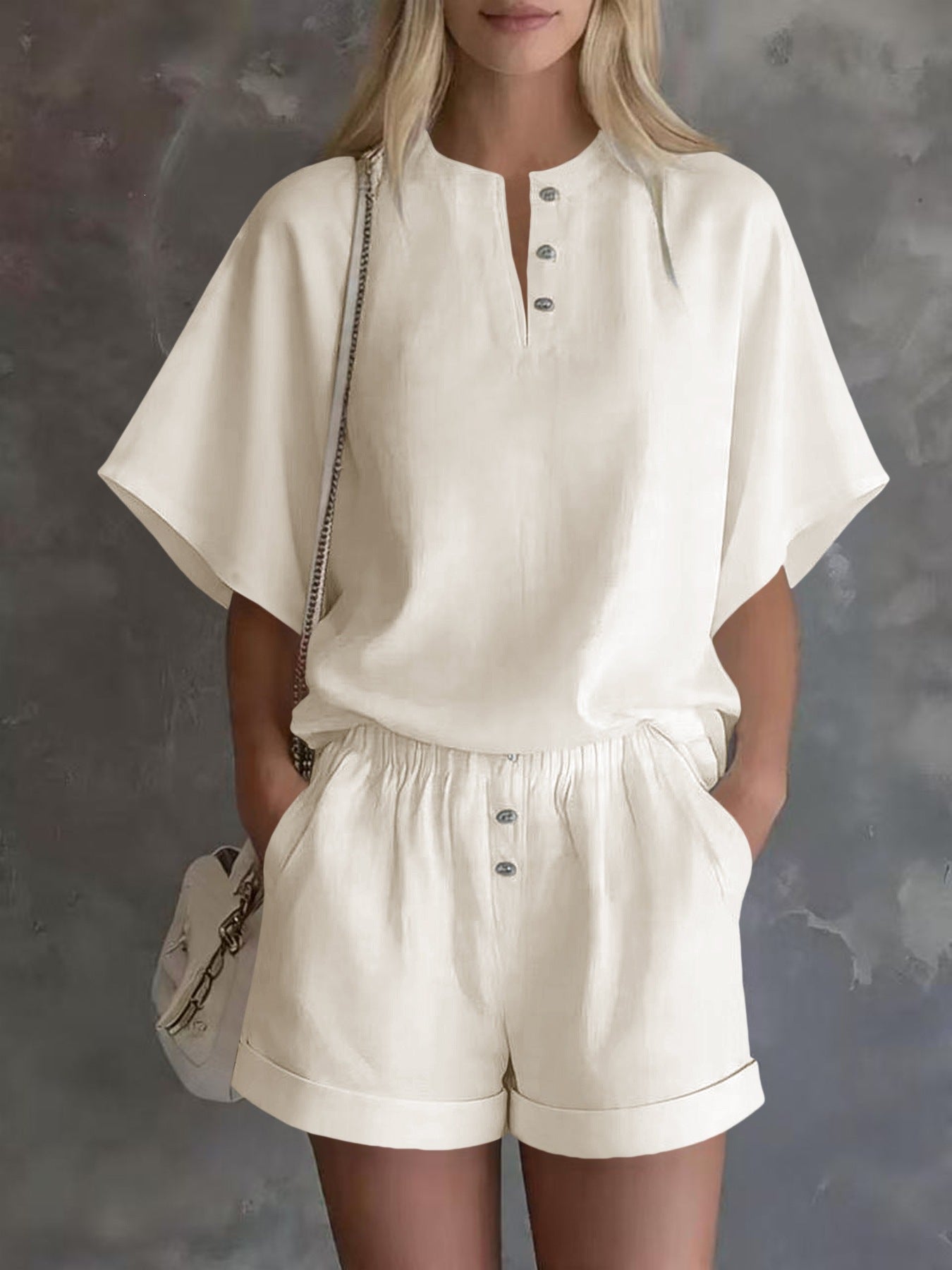 AirLuxe Oversized Lounge Tee Set