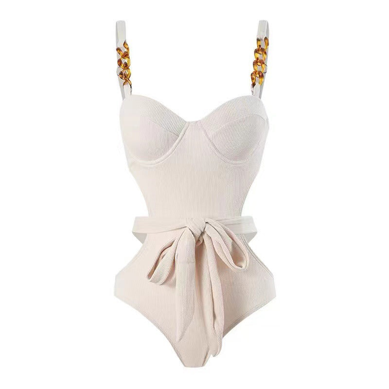 Sexy swimming temperament slim hot spring waist swimsuit