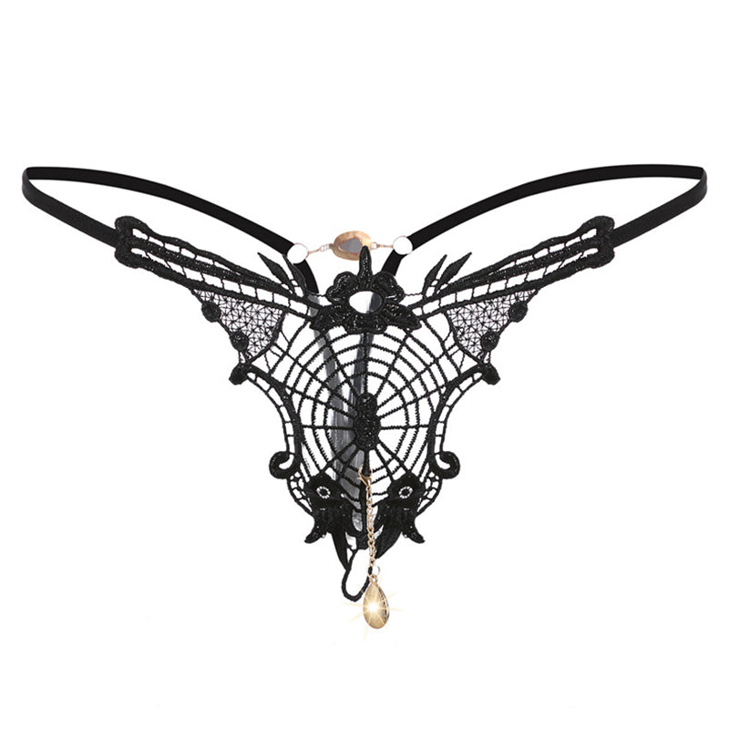 Sexy Diamond Spider Web Thong