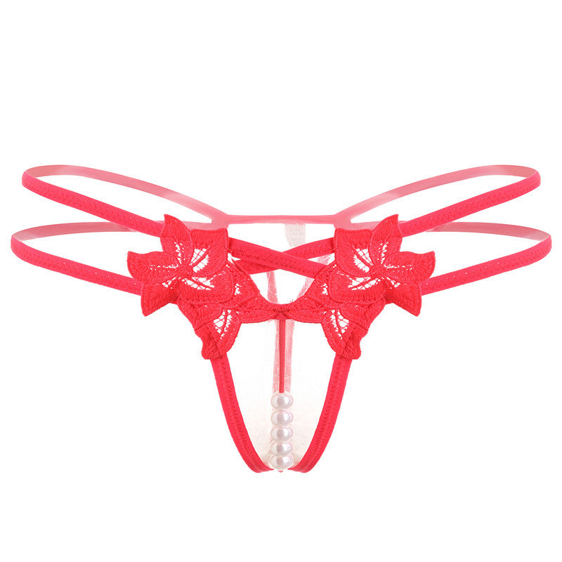 Pearl massage pants transparent temptation T pants