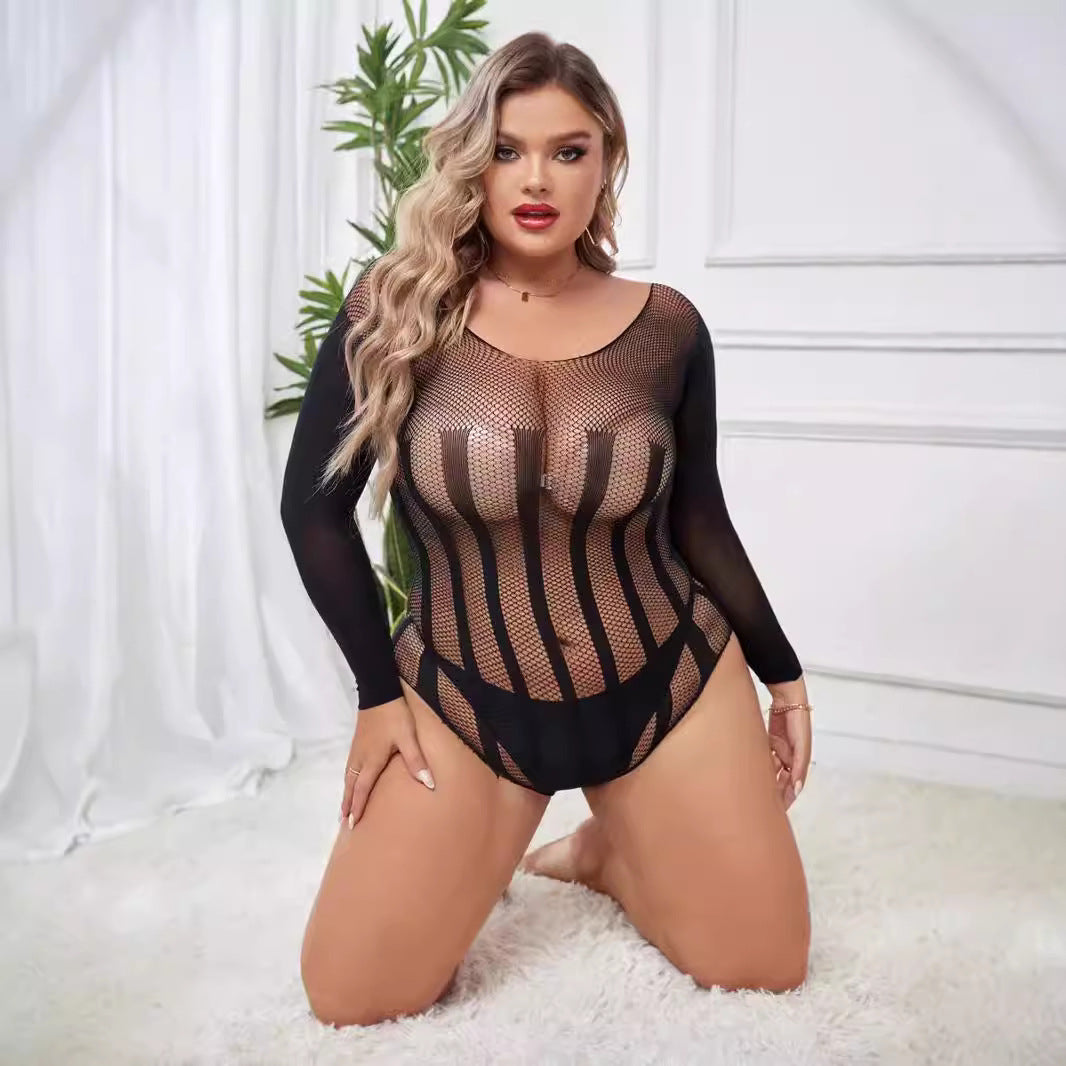 Iris plus size stockings 02