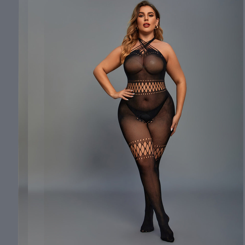 Iris plus size stockings 04