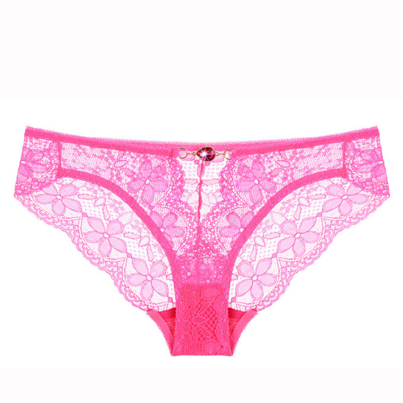 Lace transparent temptation low waist panties