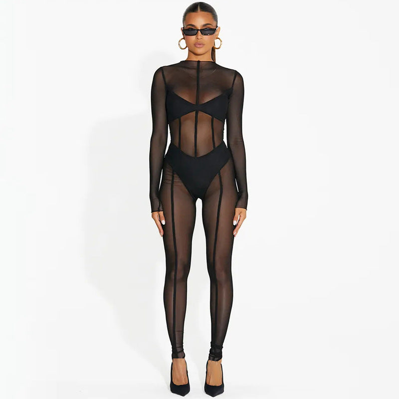 Noir Illusion Catsuit