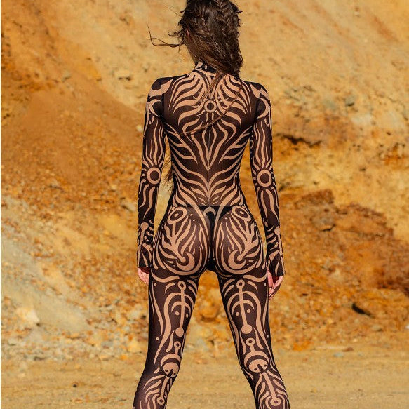 Mystic Tattoo Sheer Bodysuit