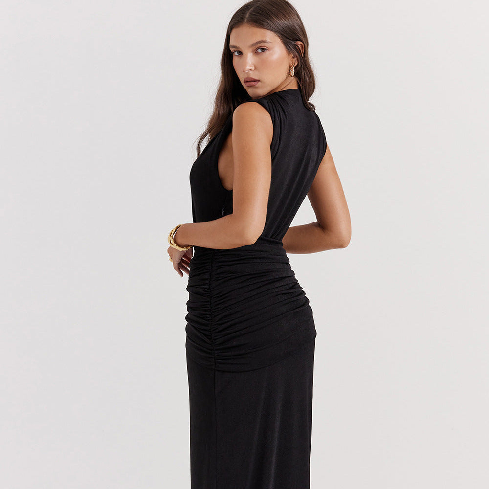 Sculpted Curve Maxi Dress