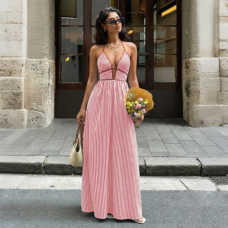 LunaMuse™ Elegant Satin Maxi Dress