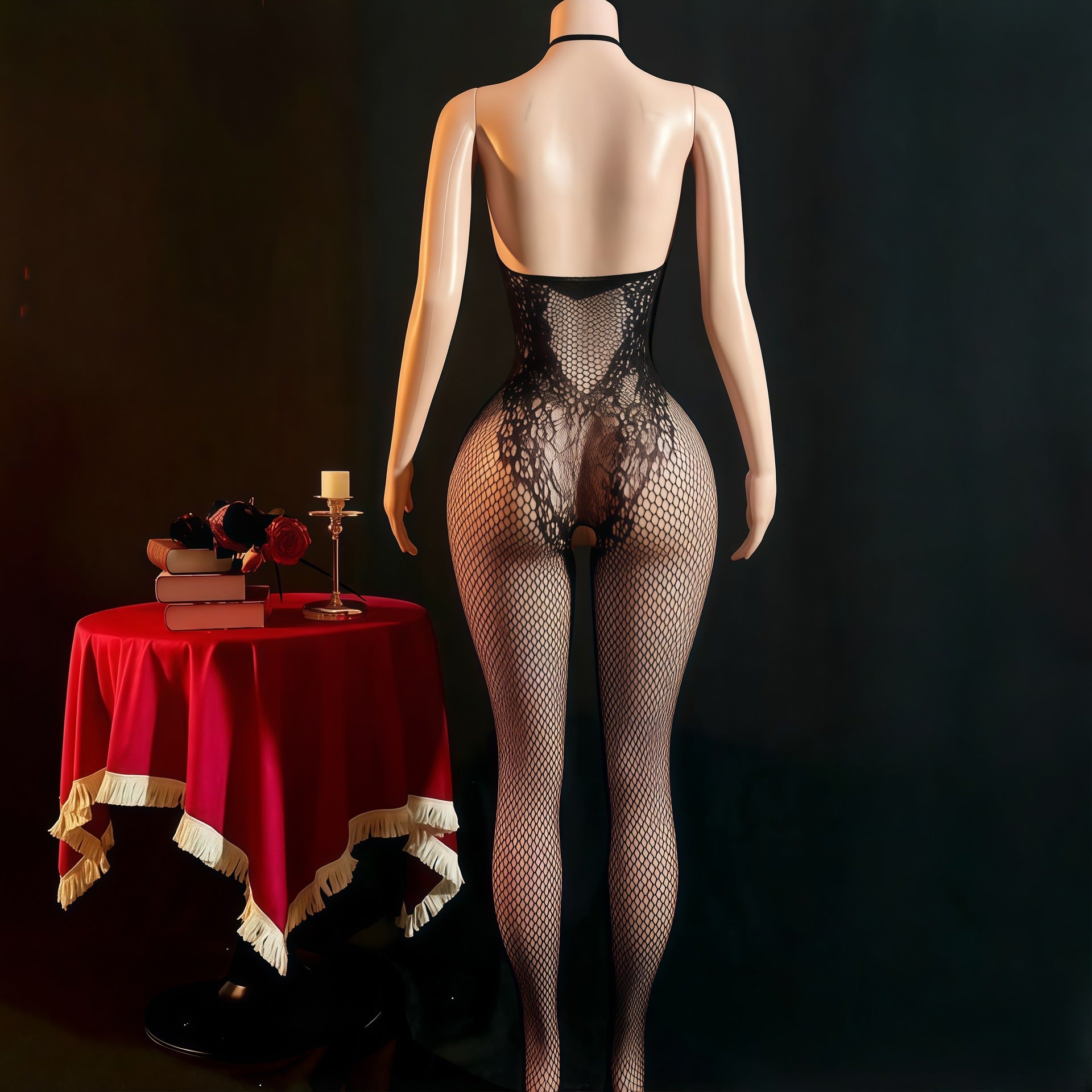 Sexy Sheer Lace One-Piece