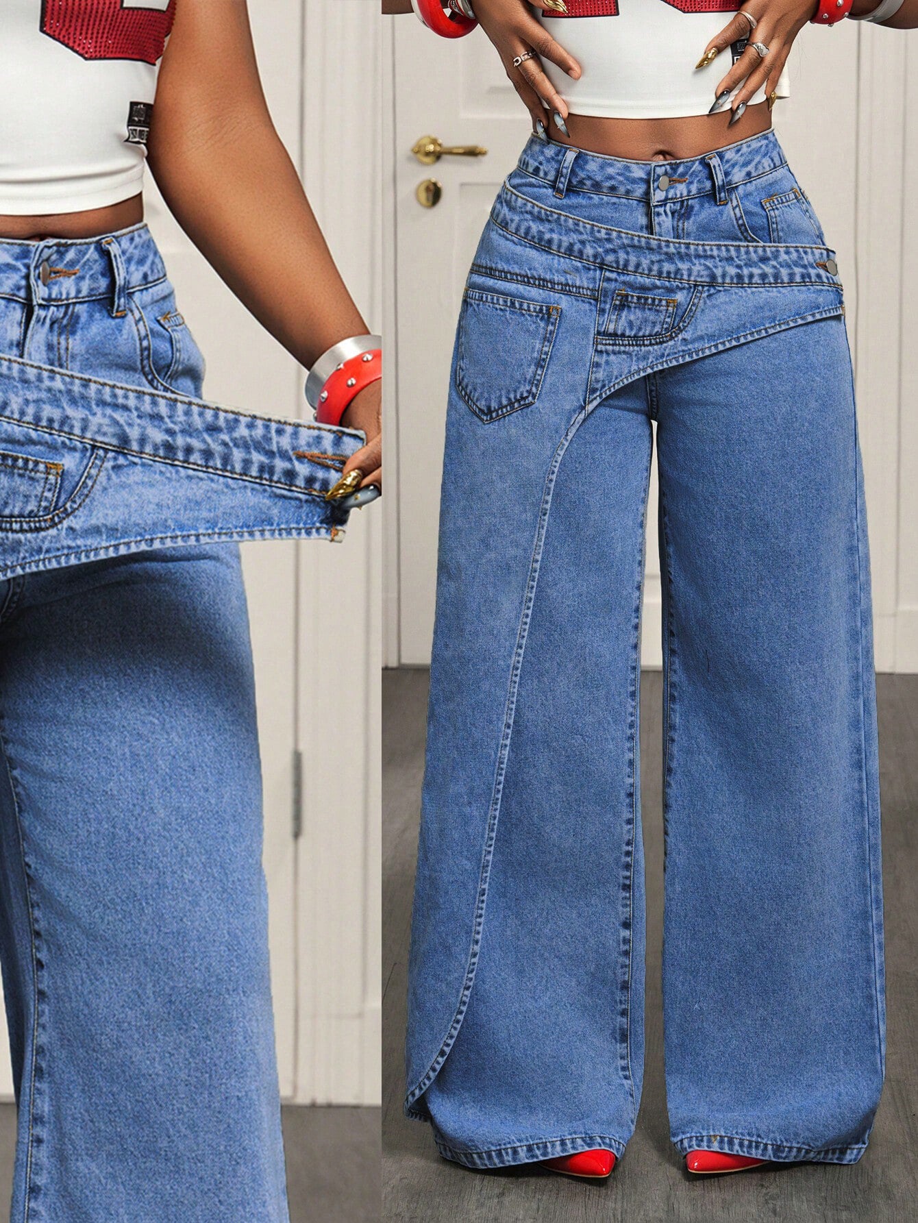 LunaClassic™ Mid-Rise Straight Leg Jeans