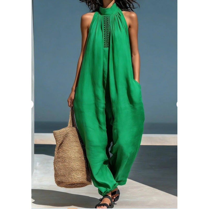 LunaFlow™ Relaxed Wide-Leg Jumpsuit