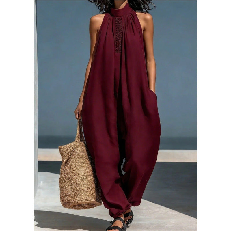 LunaFlow™ Relaxed Wide-Leg Jumpsuit