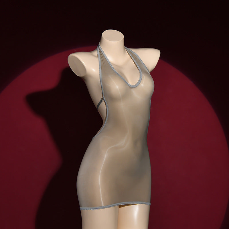 V-neck hip skirt