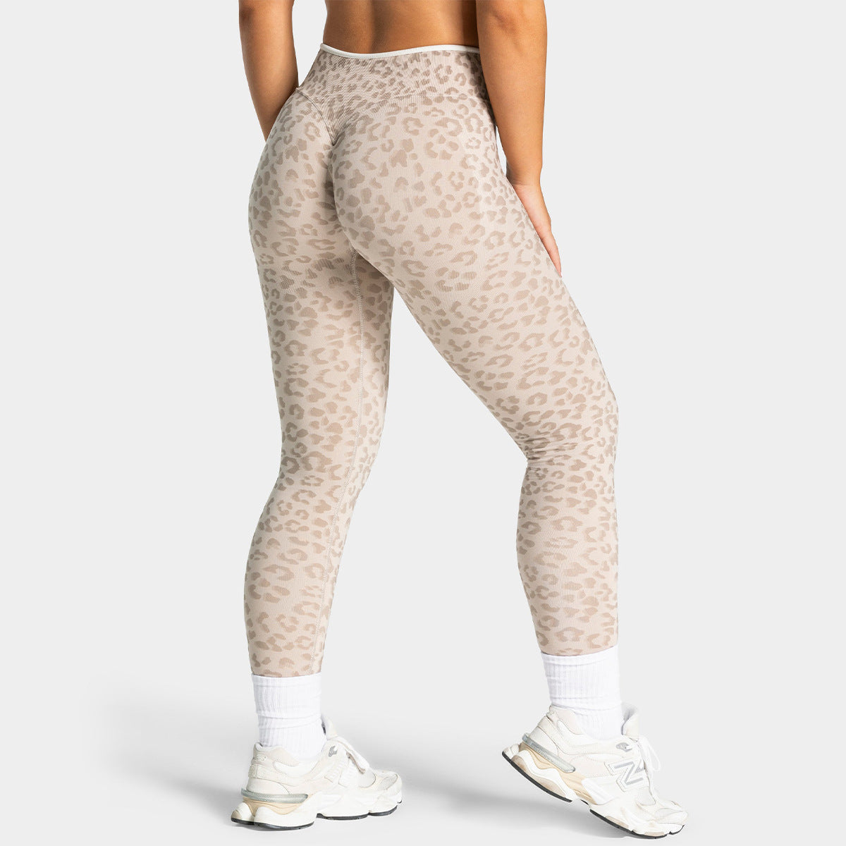 A-Ning leopard-print yoga pants