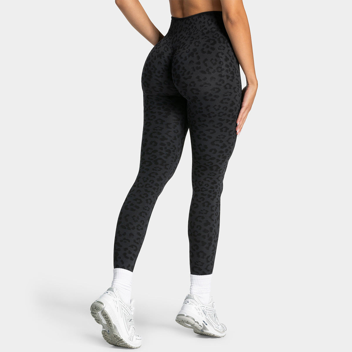 A-Ning leopard-print yoga pants