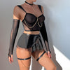 Pure desire girl mesh skirt four sets