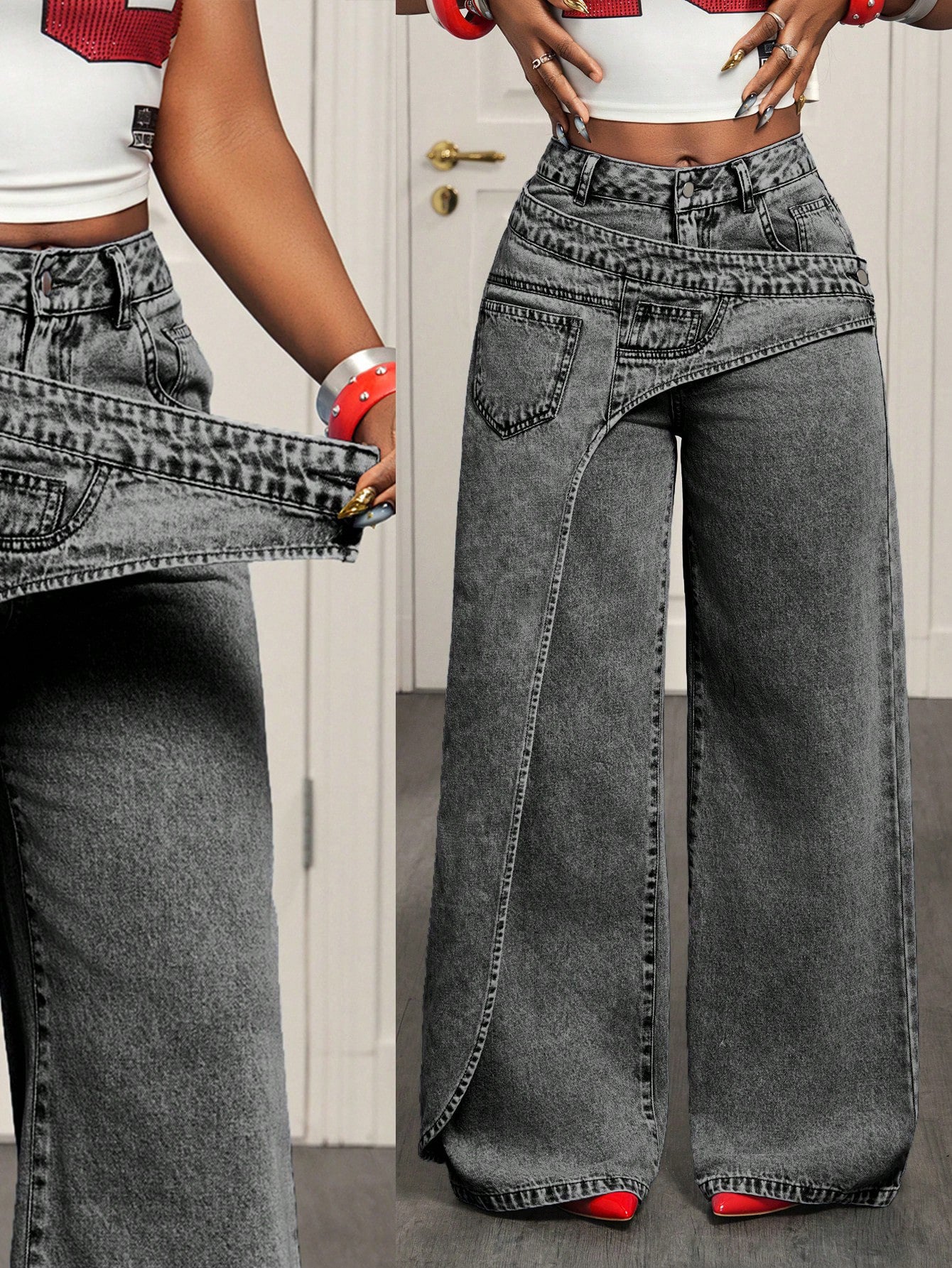 LunaClassic™ Mid-Rise Straight Leg Jeans