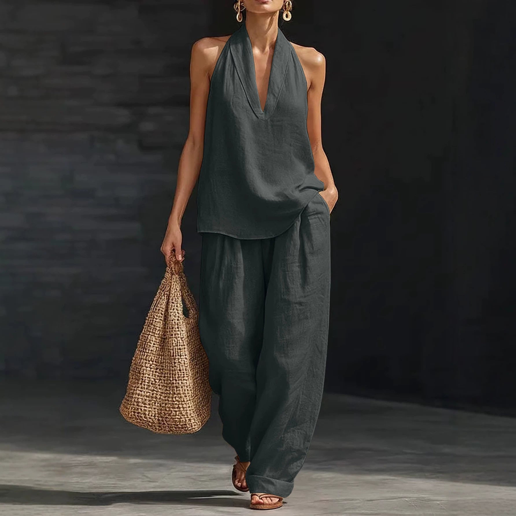Luna™ Effortless Linen Two Piece Set
