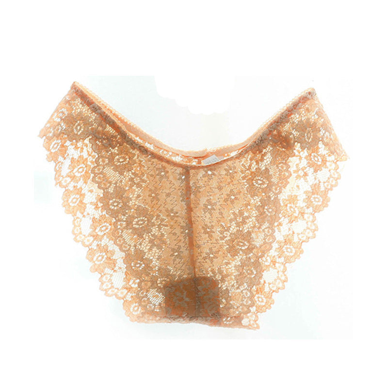 Sexy lace transparent temptation briefs