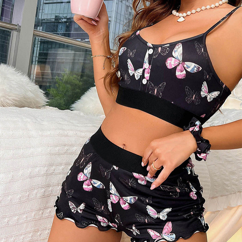 Butterfly Shorts Pajamas