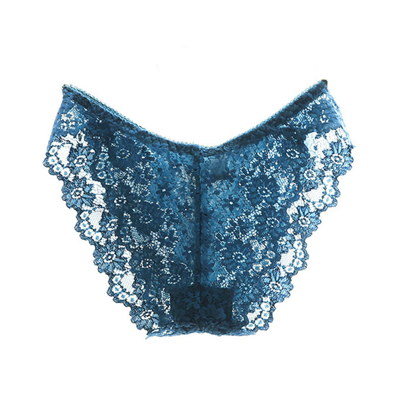 Sexy lace transparent temptation briefs