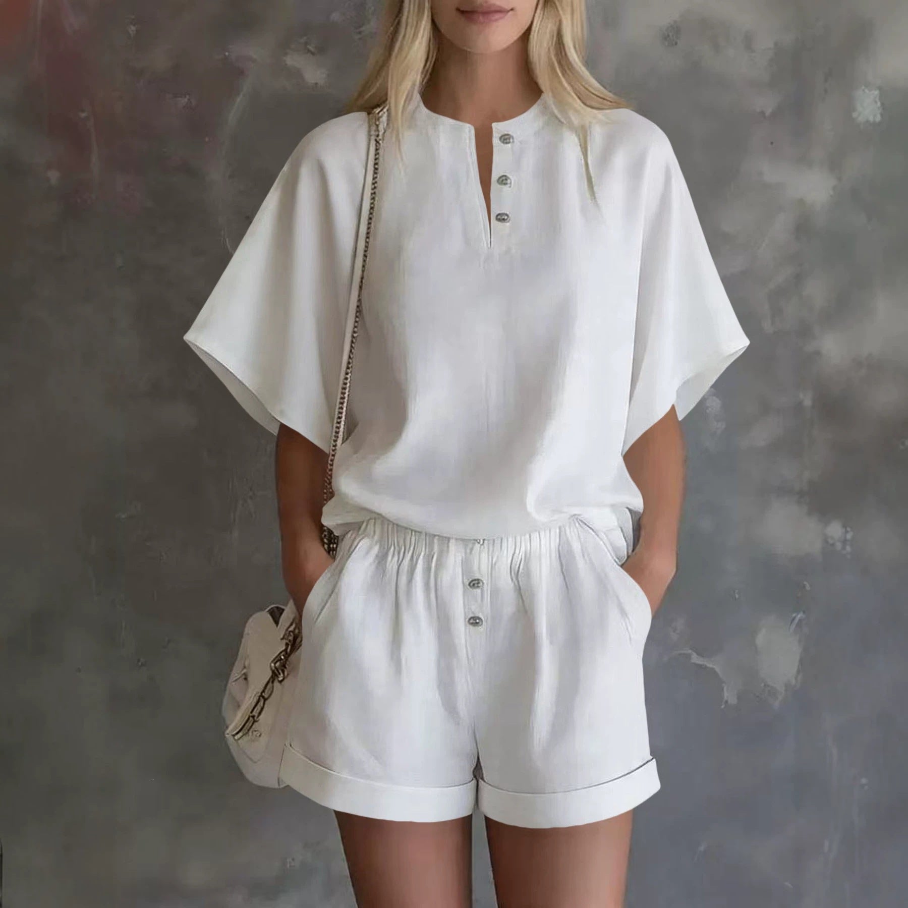 AirLuxe Oversized Lounge Tee Set