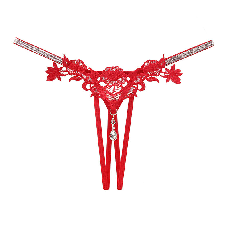 Shiny rhinestone seductive sexy panties