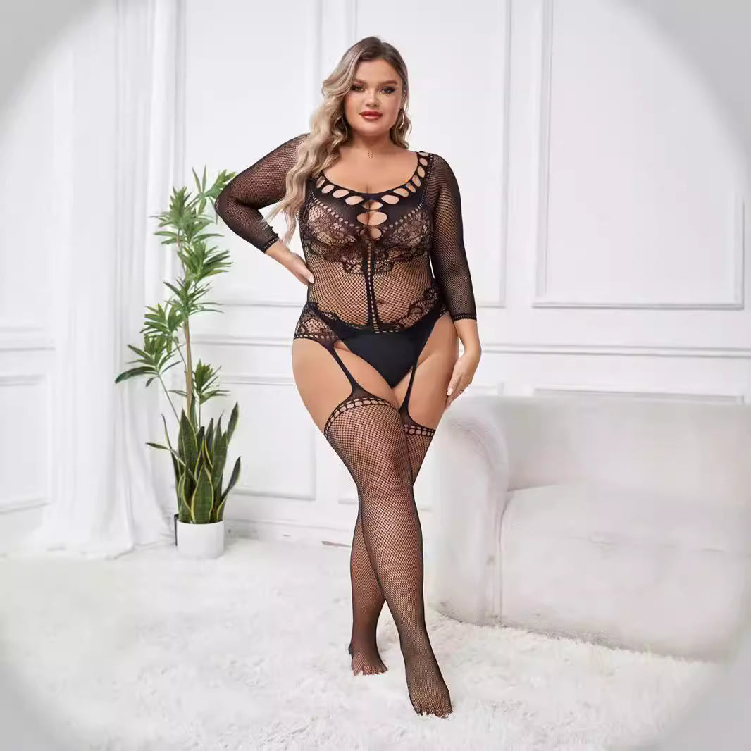 Iris plus size stockings 03