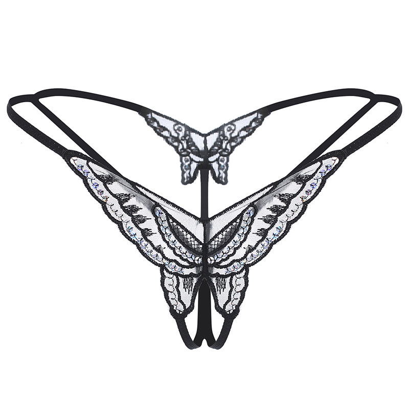 Sexy-Embroidered Thong