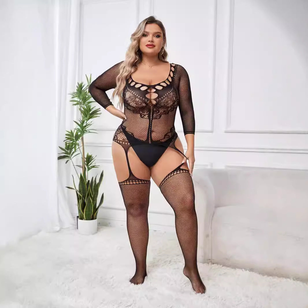 Iris plus size stockings 03