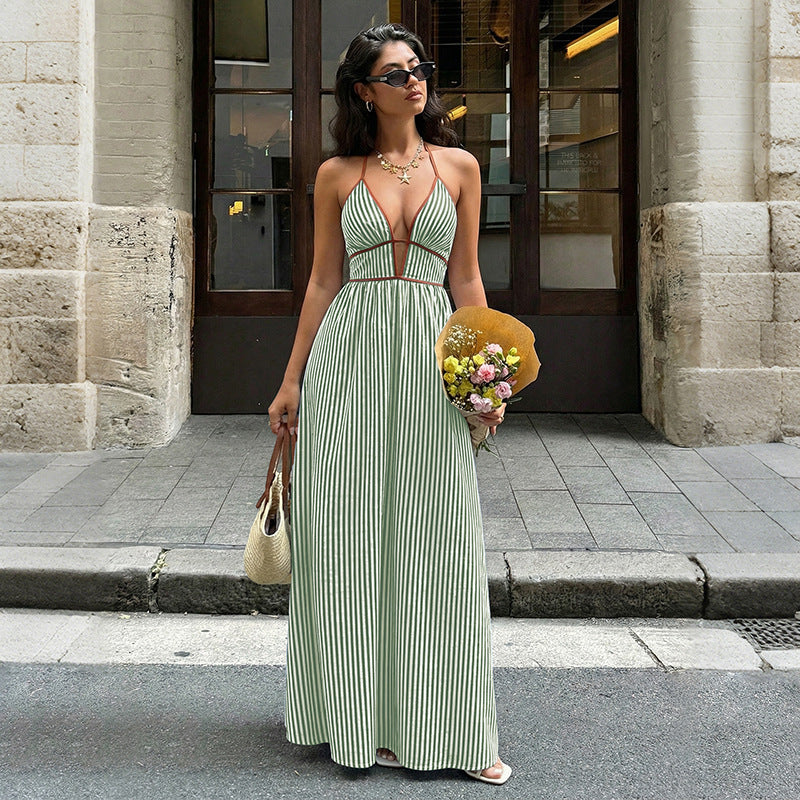 LunaMuse™ Elegant Satin Maxi Dress