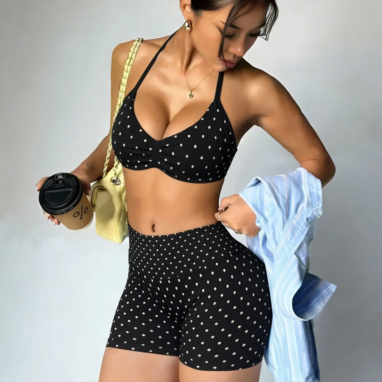 Summer Beach Bikini – Sporty High-Waist Set