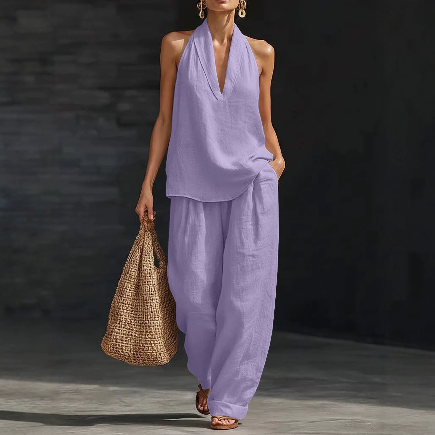 Luna™ Effortless Linen Two Piece Set
