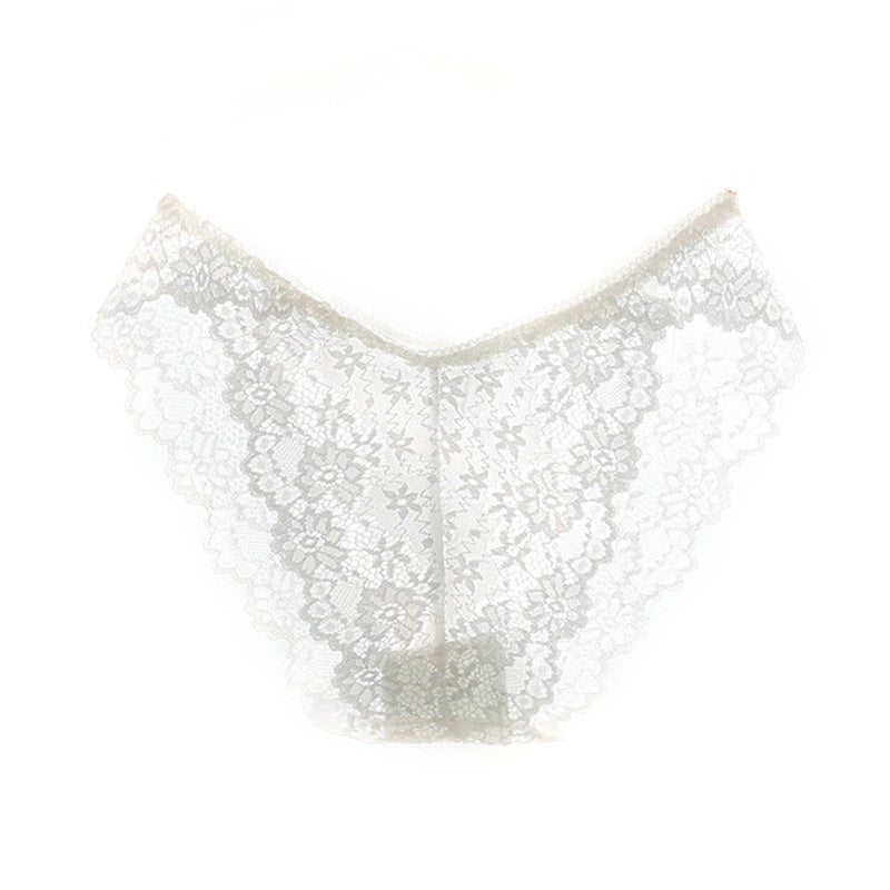 Sexy lace transparent temptation briefs