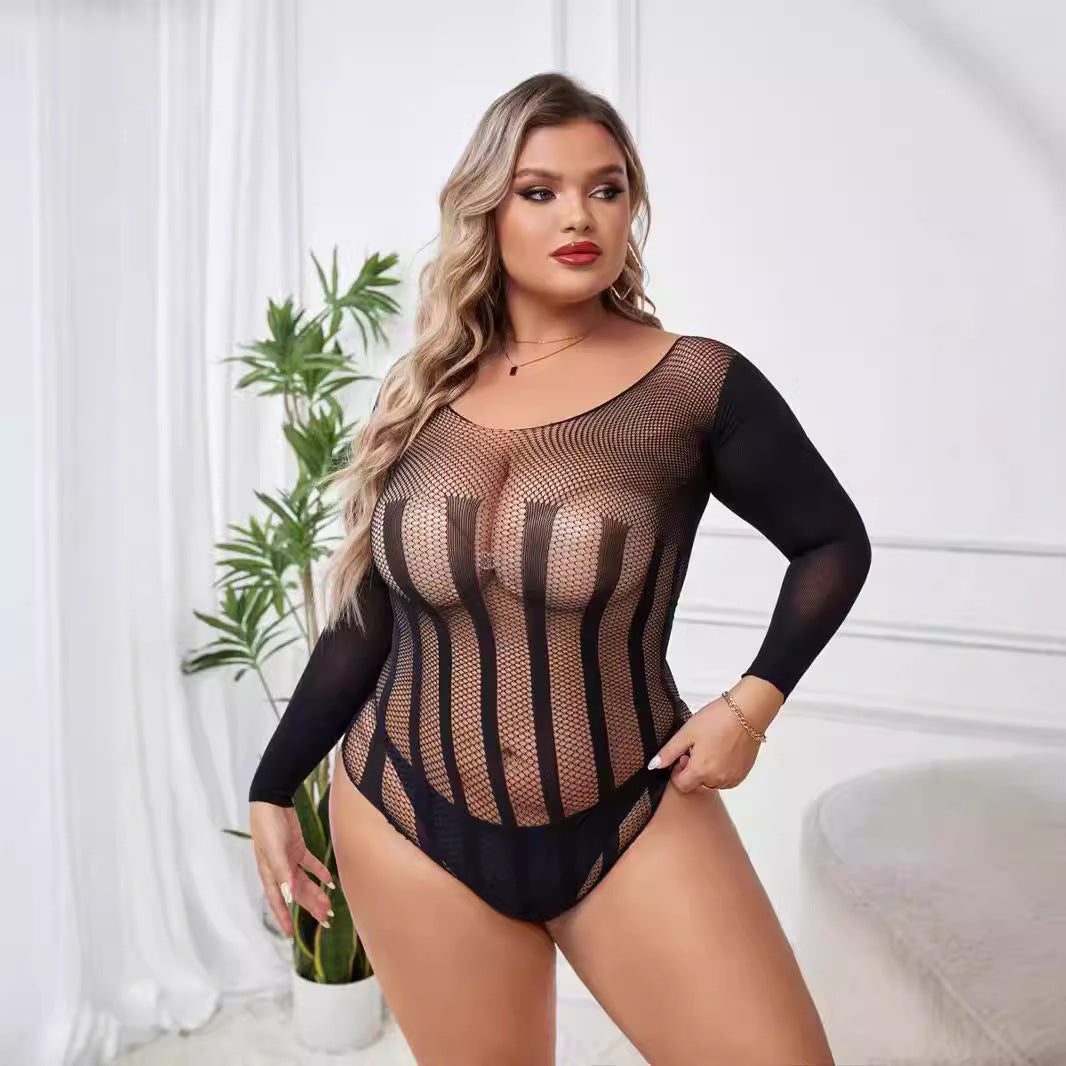 Iris plus size stockings 02