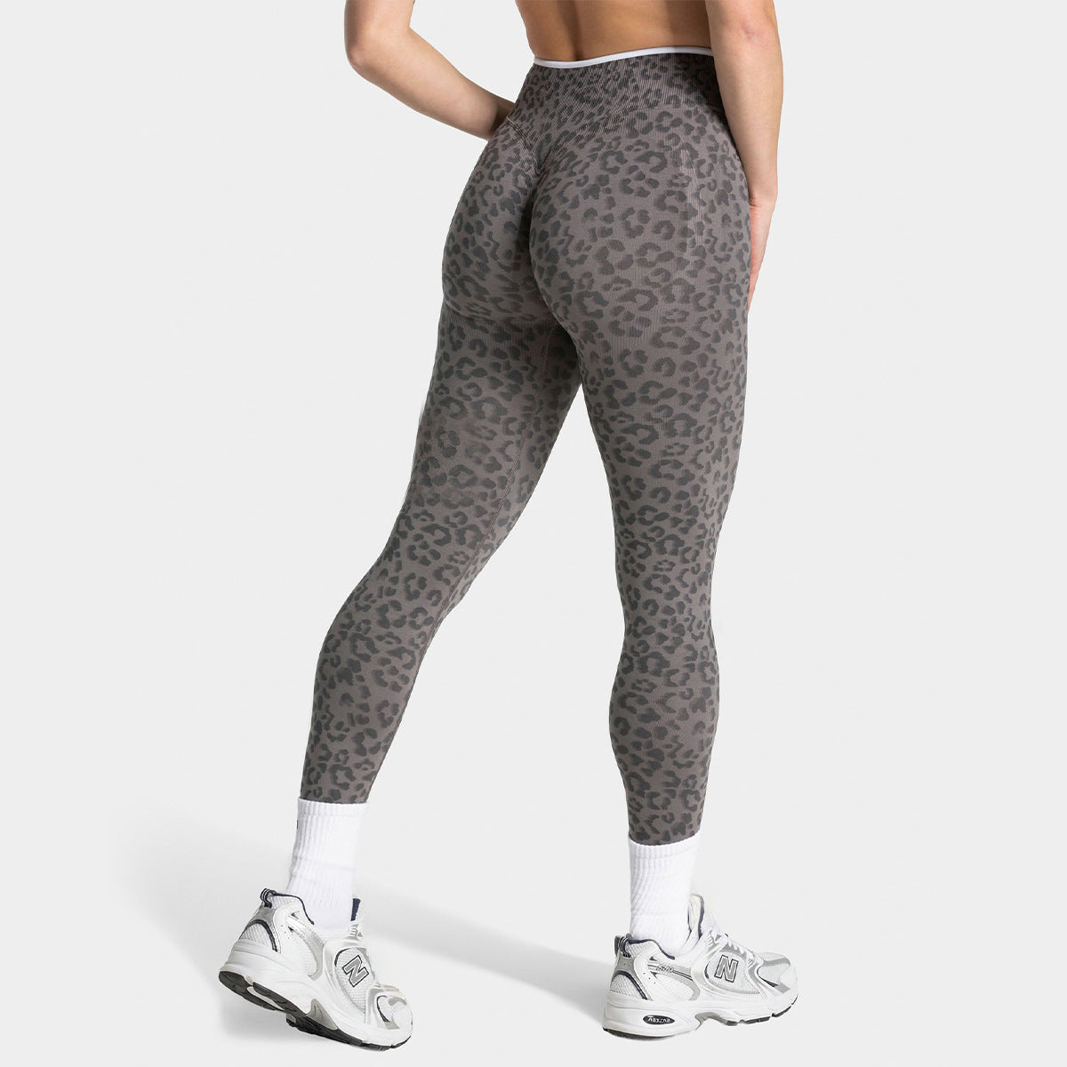 A-Ning leopard-print yoga pants