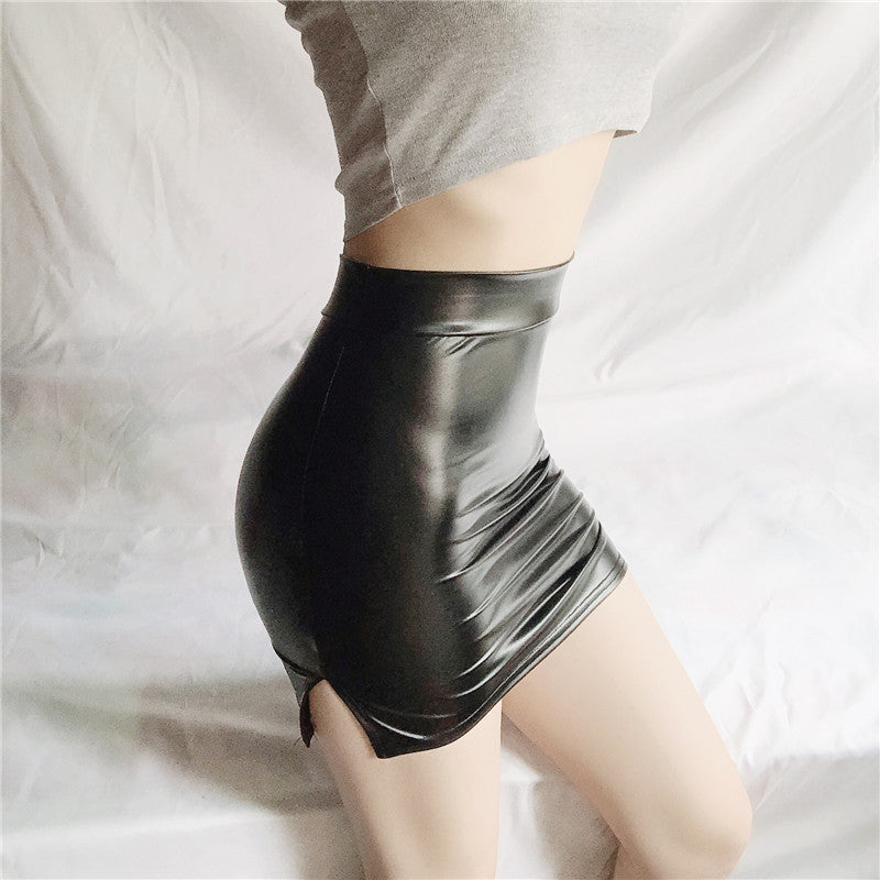 pu skirt