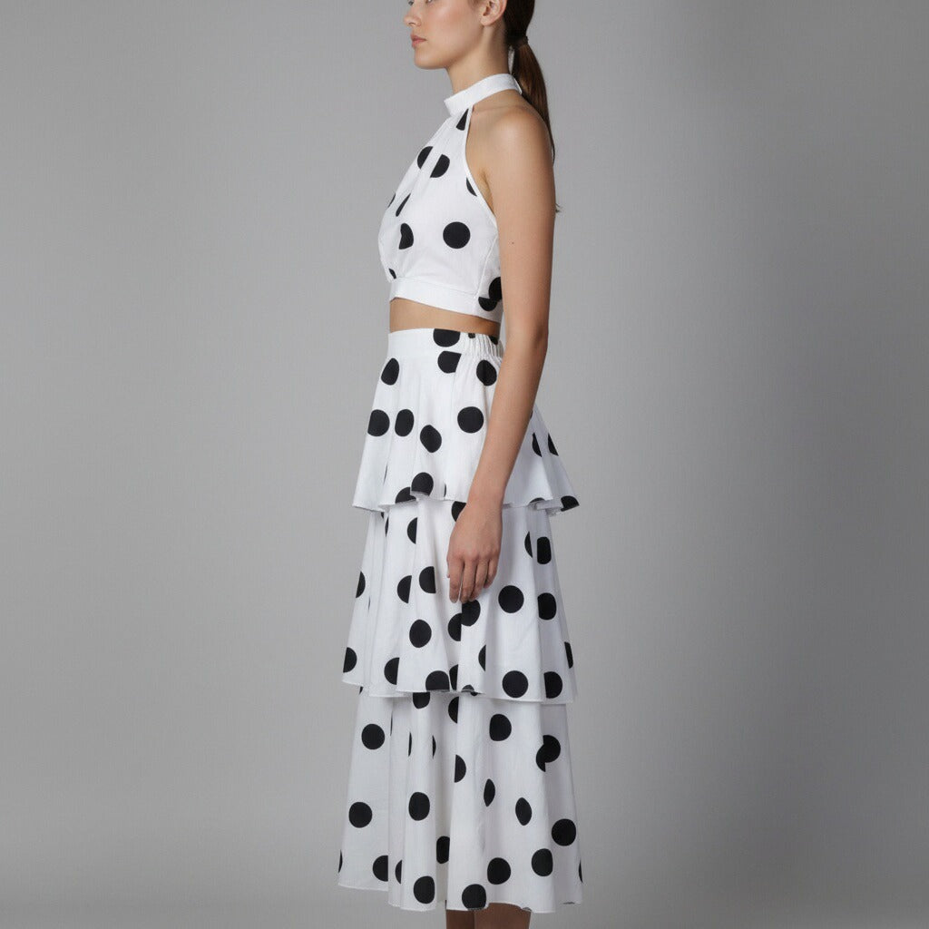 Luna™ Polka Dot Two Piece Maxi Set