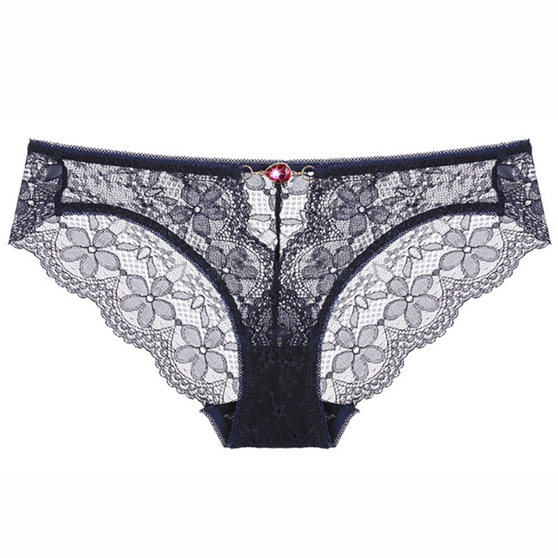 Lace transparent temptation low waist panties