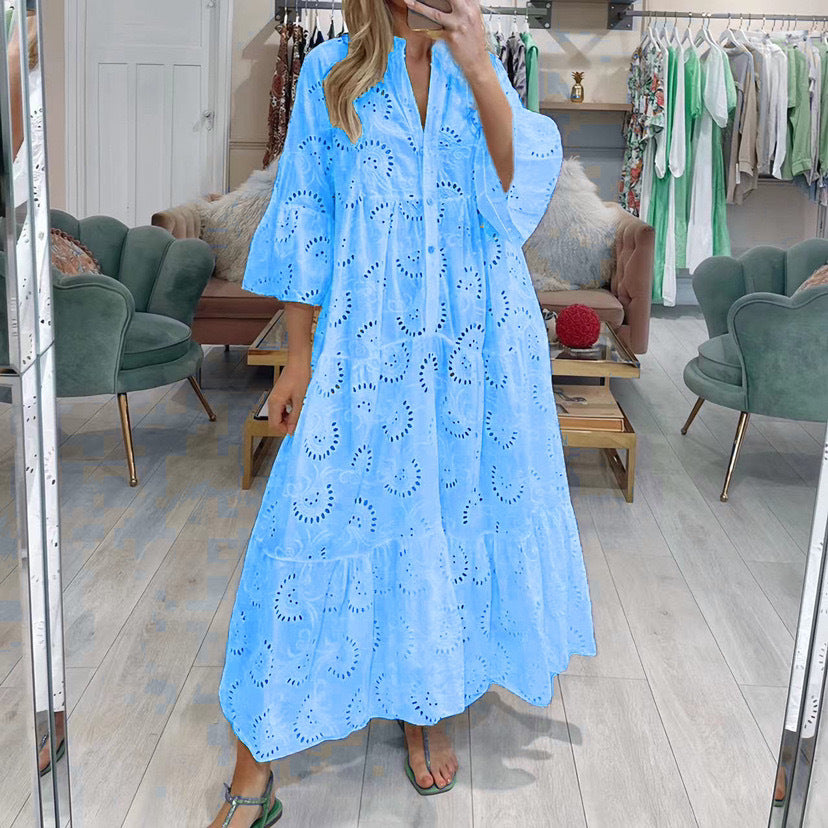 Luna Breeze™ Boho Maxi Dress
