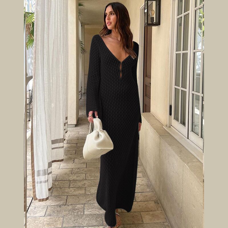 LunaFlow™ Elegant Maxi Dress