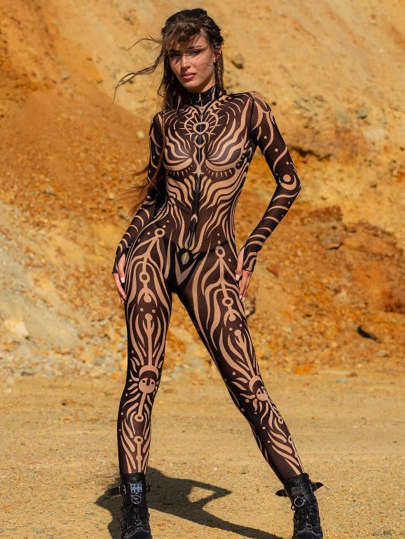 Mystic Tattoo Sheer Bodysuit