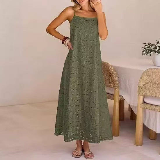 LunaFlow™ Boho Maxi Dress